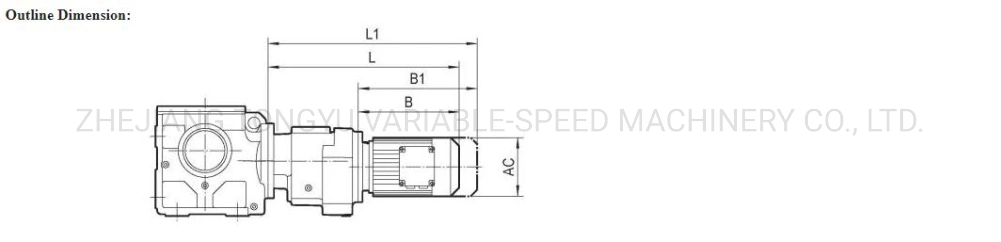 Ts Helical Geared Motor