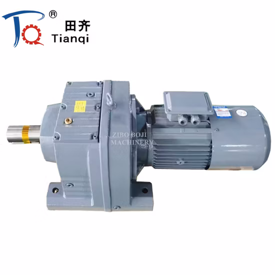 R RF-Serie Coxial-Inline-Wellen-Geschwindigkeitsreduziergetriebe-Stirnradgetriebemotor